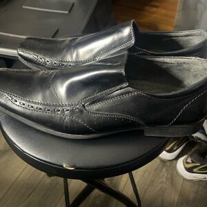 Steve Madden Black Men's Slip-On Loafers